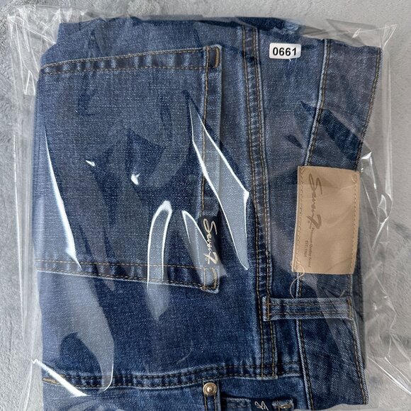 Seven 7 1964 Weekend Denim Shorts Raw Hem Mid Rise Womens Blue Size 12 - Picture 10 of 10